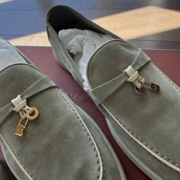 Loro Piana Women’s Summer Walk charm Flats Loafer - Picture 3 of 7